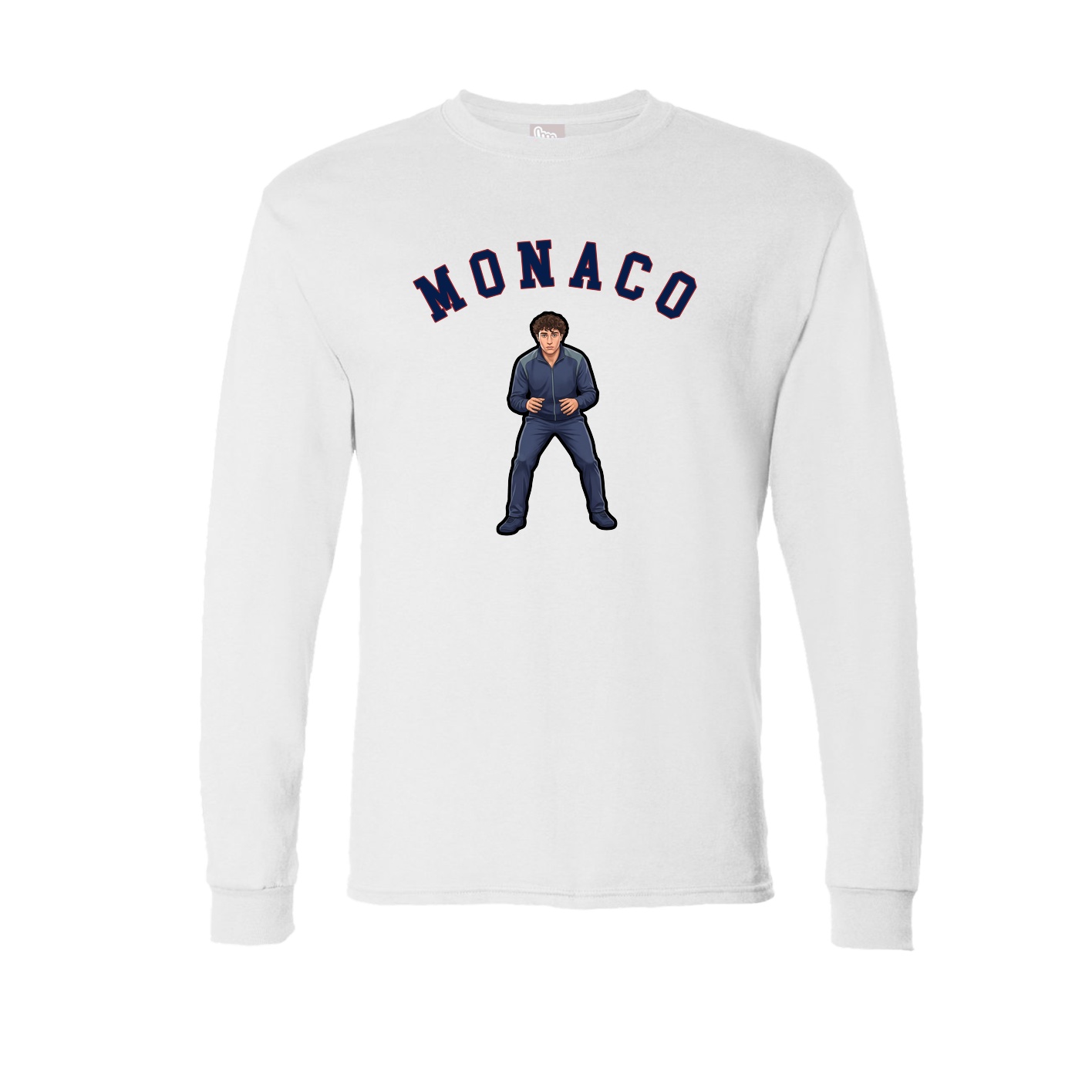 Long Sleeve Tee — Shirsey Arch in White