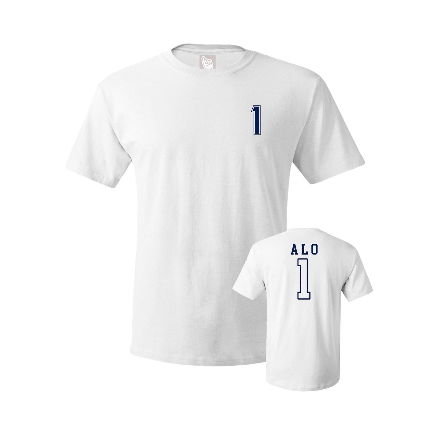 Youth Tee — Chest Back in White