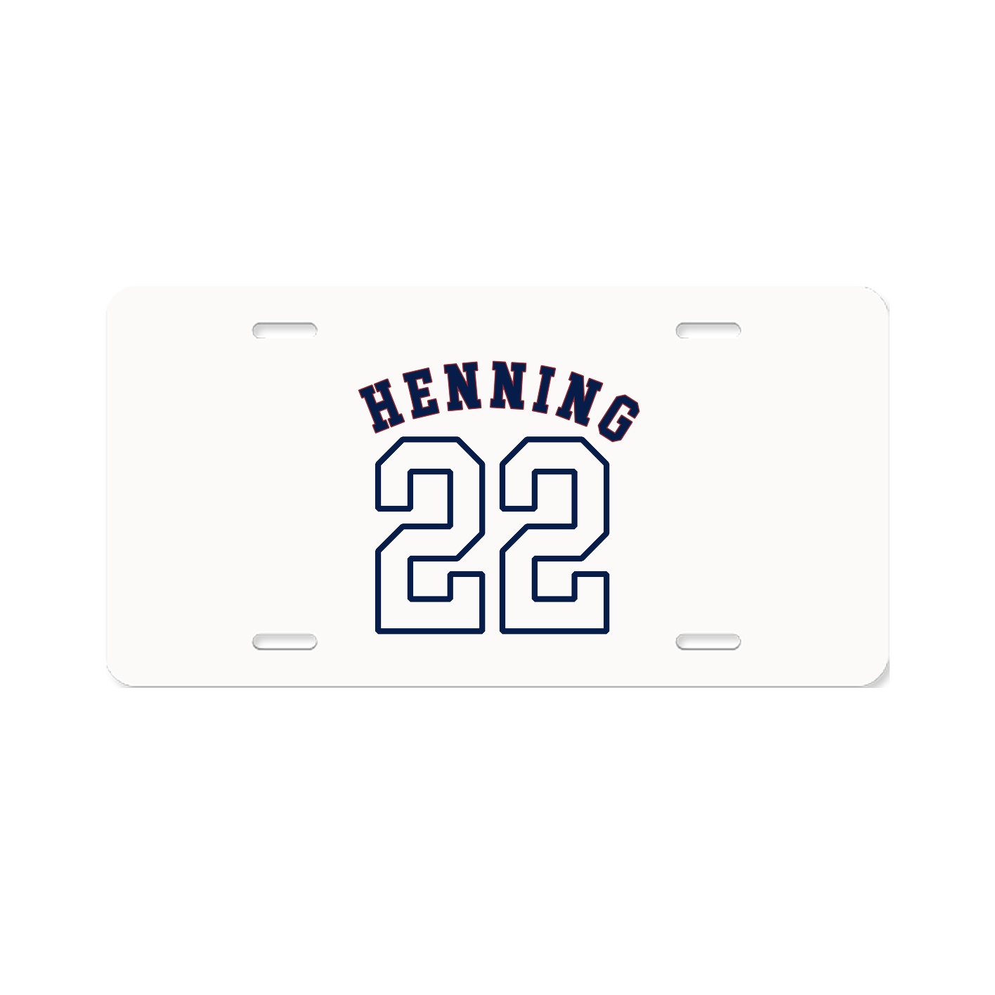 License Plate — Shirsey Arch in Classic