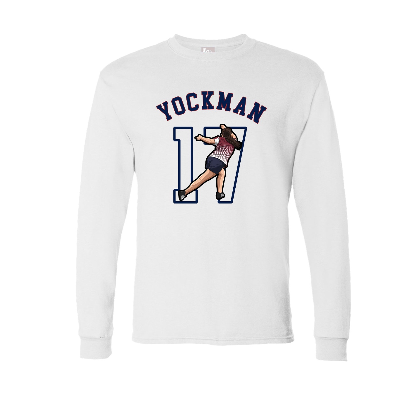 Long Sleeve Tee — Shirsey Arch in White