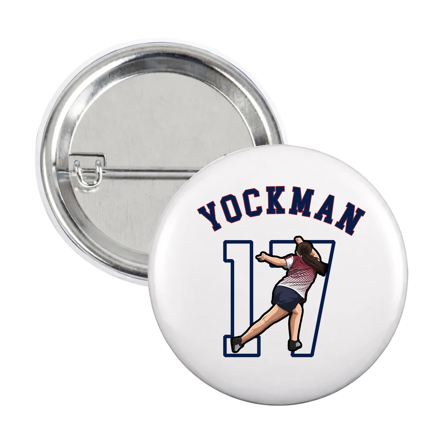 Game Day Button — Shirsey Arch in White