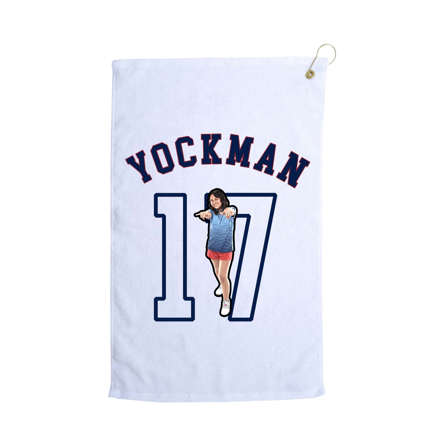 Golf Towel — Shirsey Arch in White