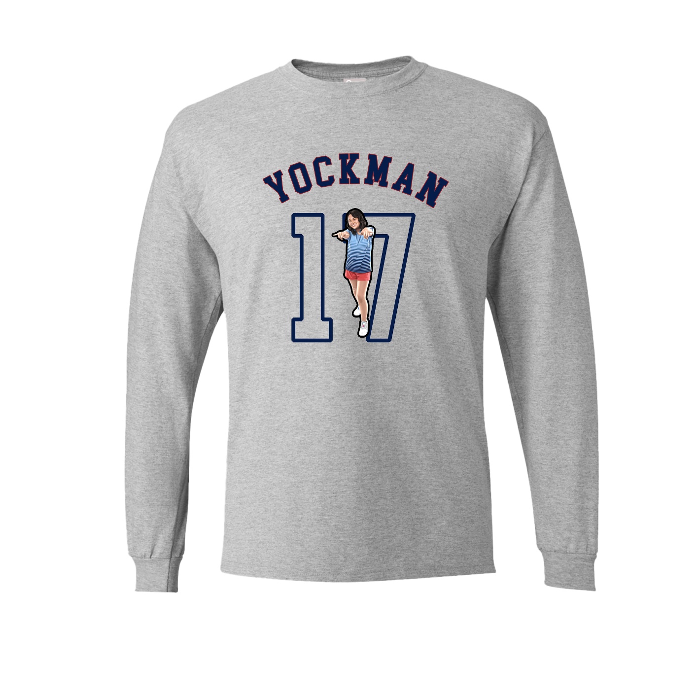 Long Sleeve Tee — Shirsey Arch in Grey