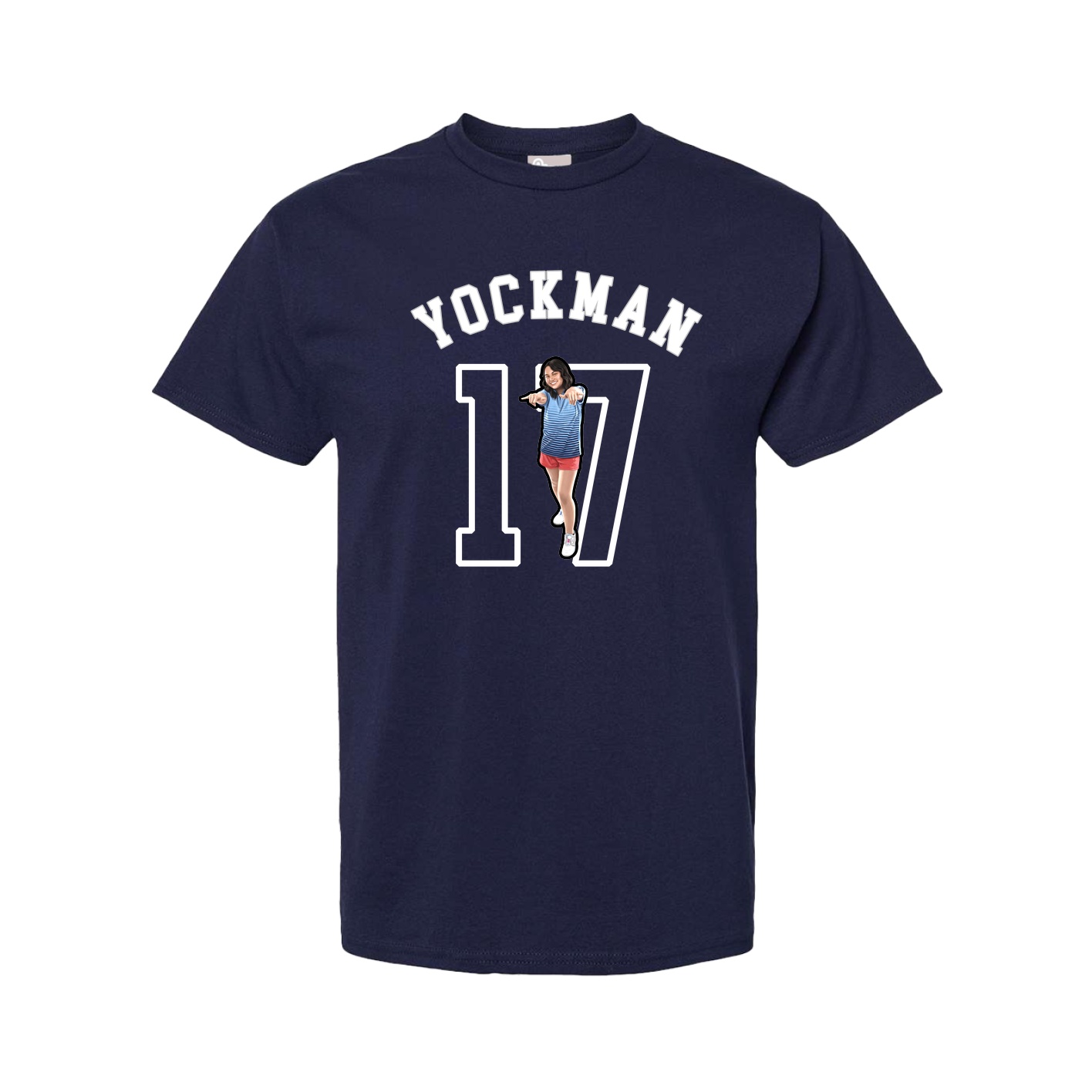 Youth Tee — Shirsey Arch in Navy