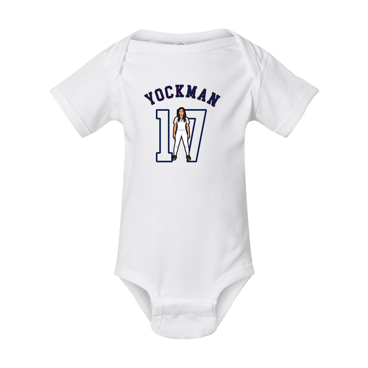 Baby Onesie — Shirsey Arch in White
