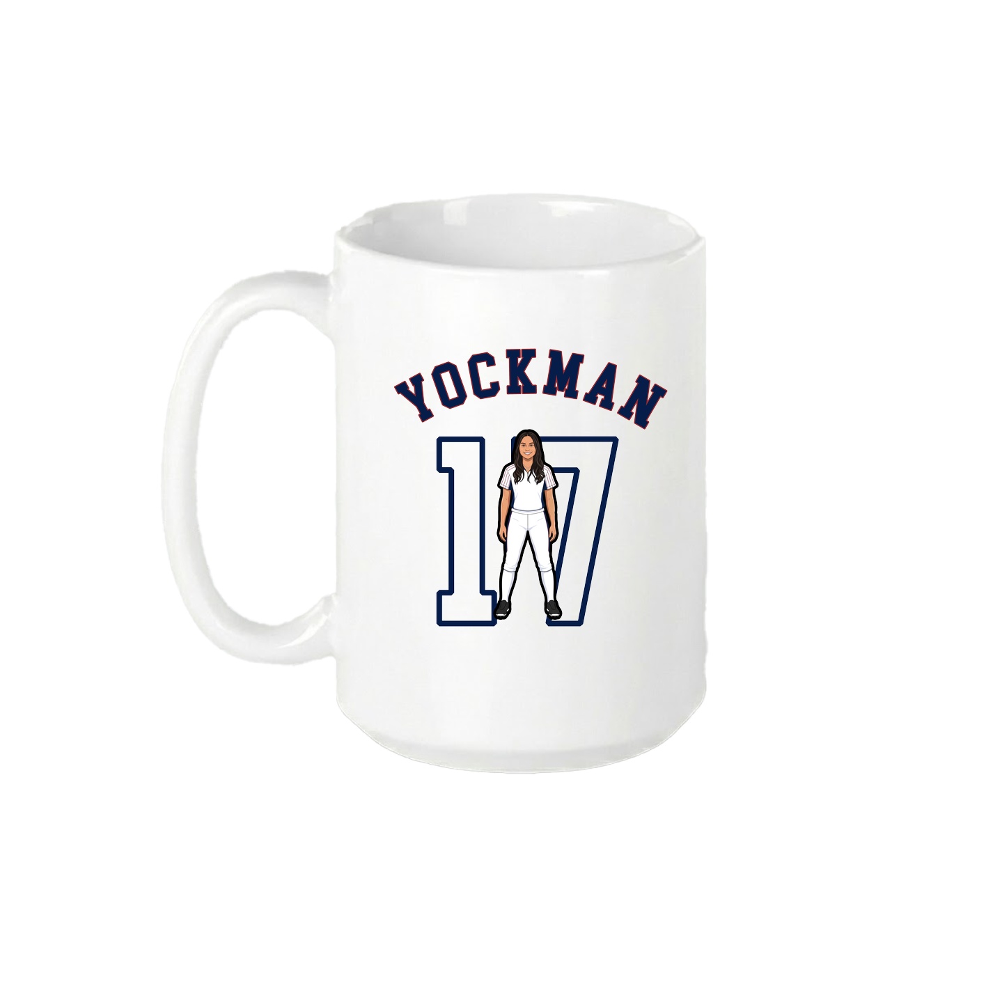 15oz Coffee Mug — Shirsey Arch in White