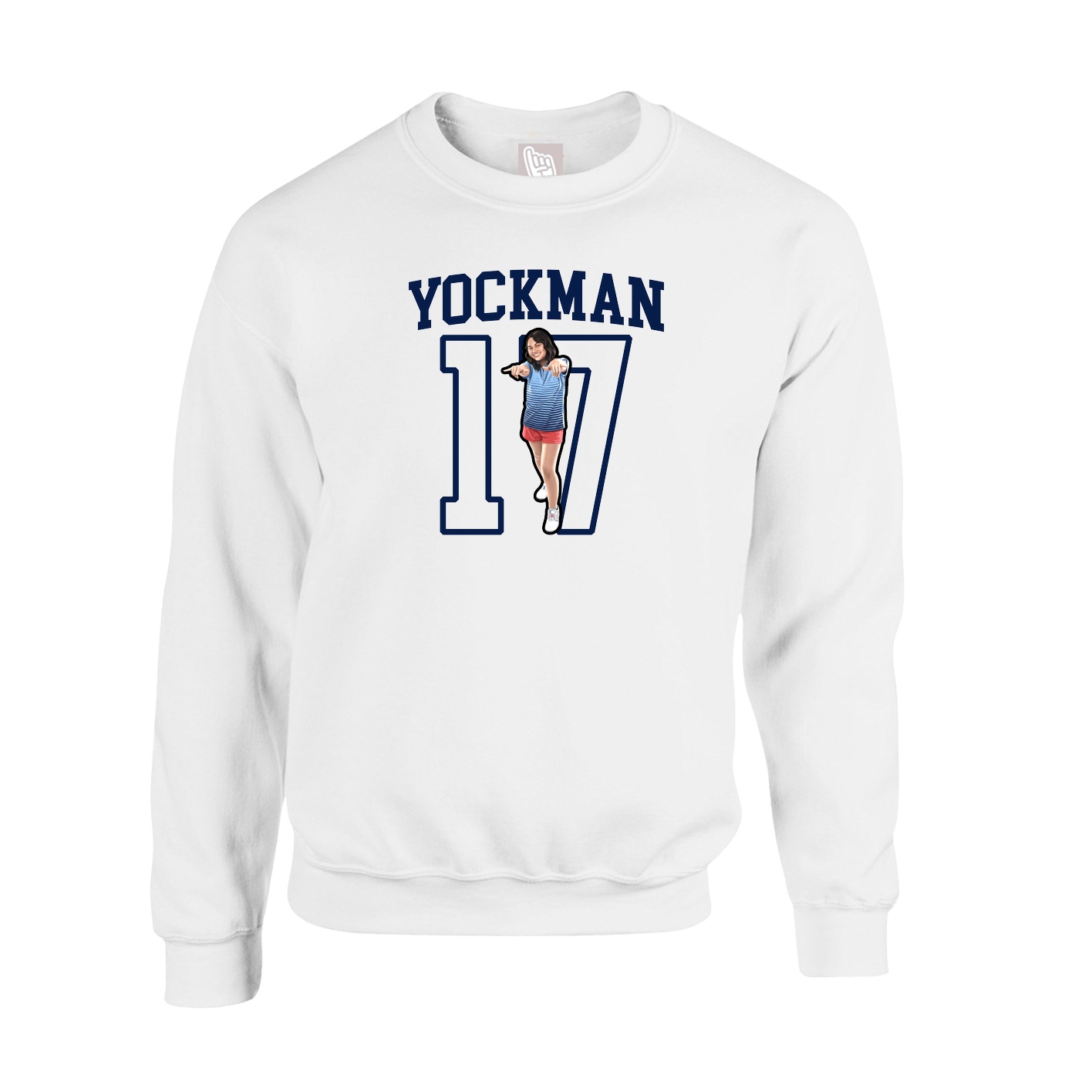 Fleece Crew — Shirsey in White