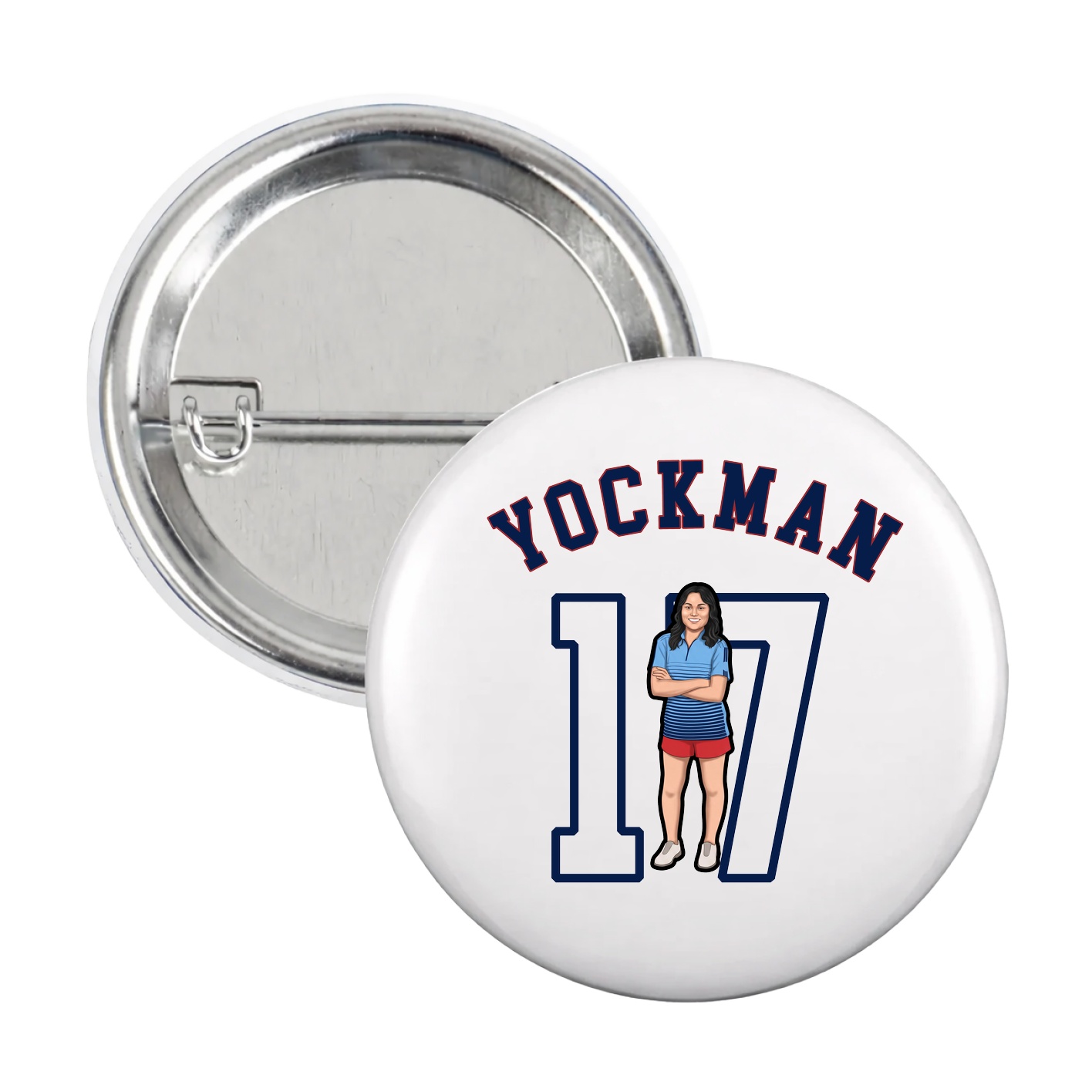 Game Day Button — Shirsey Arch in White