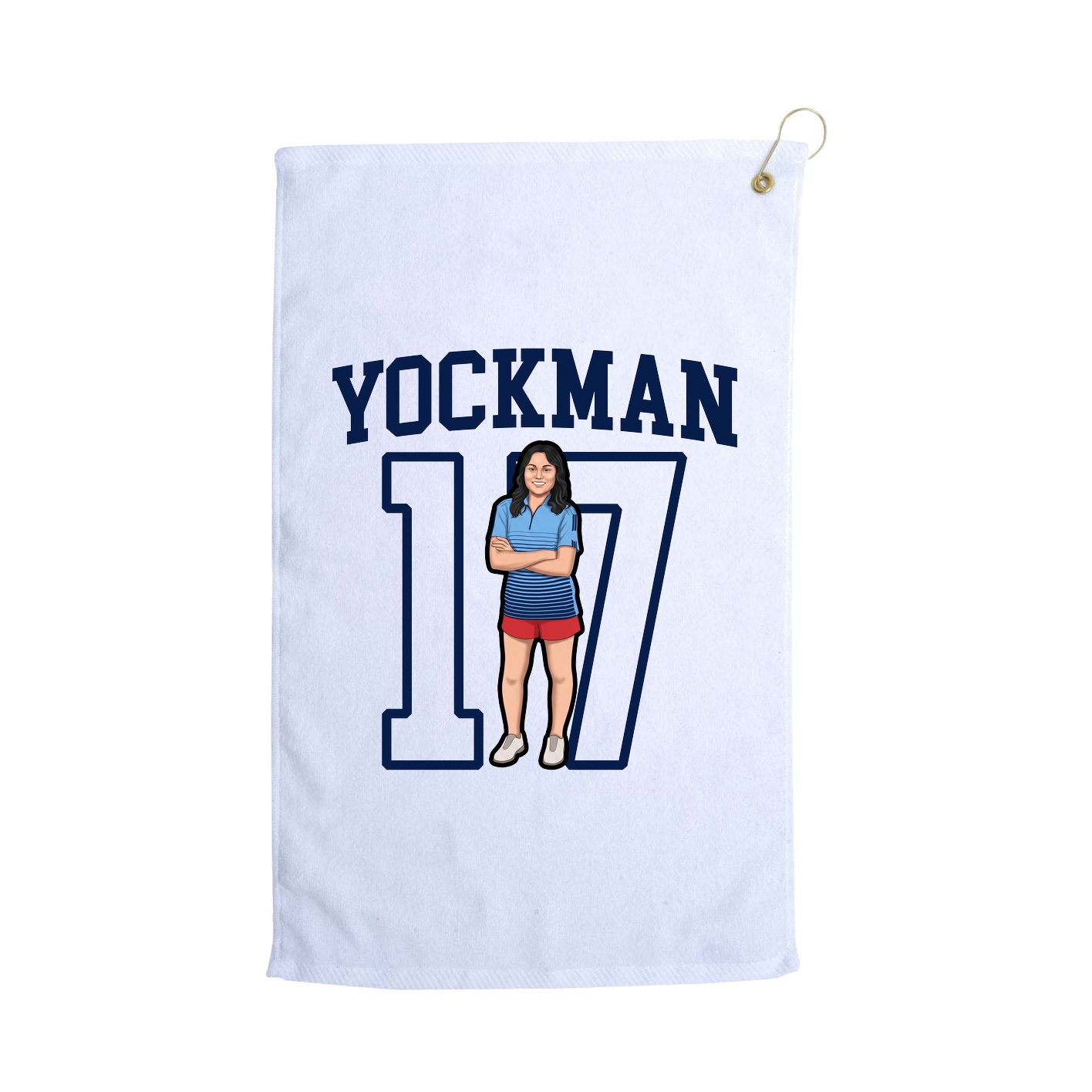 Golf Towel — Shirsey in White