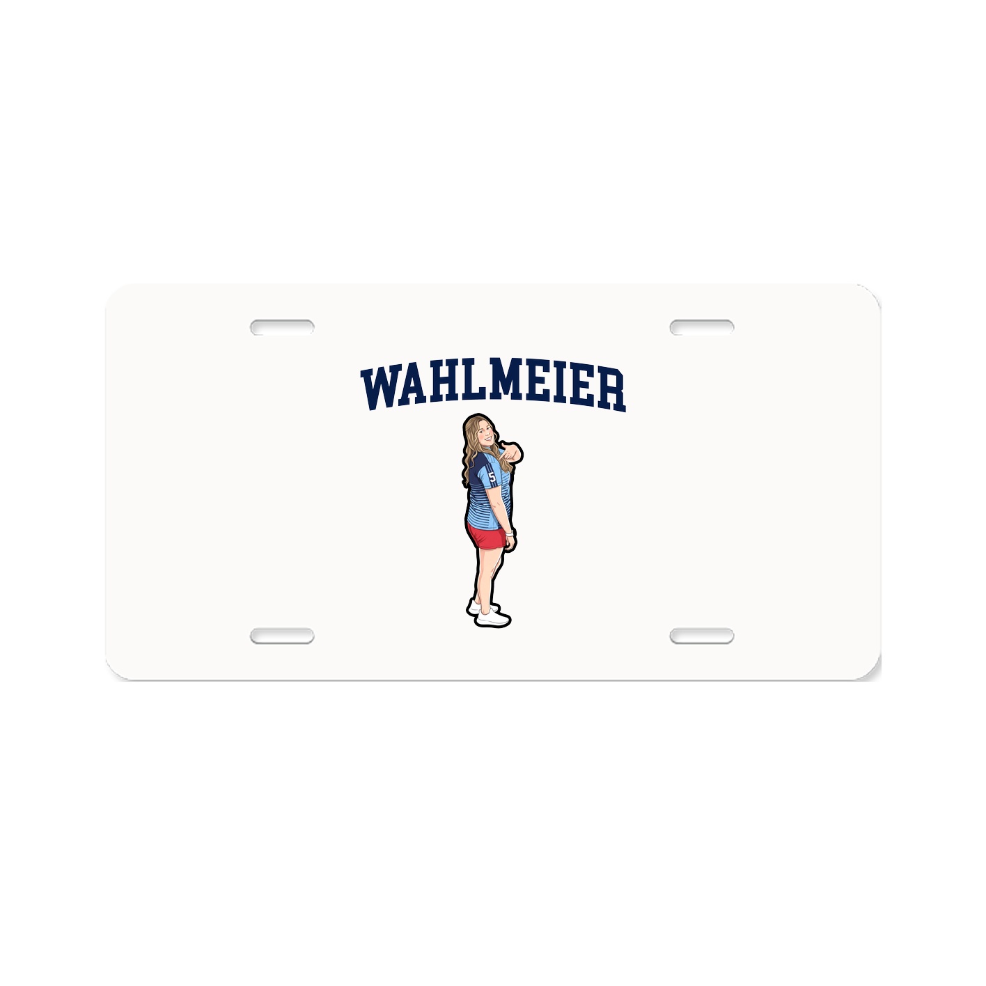 License Plate — Shirsey in Classic