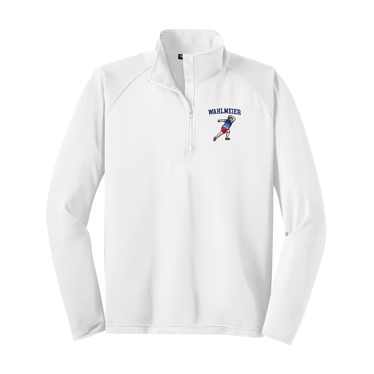 Q-Zip Pullover — Shirsey in White