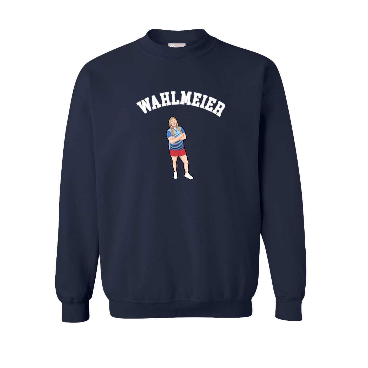 Fleece Crew — Shirsey Arch in Navy