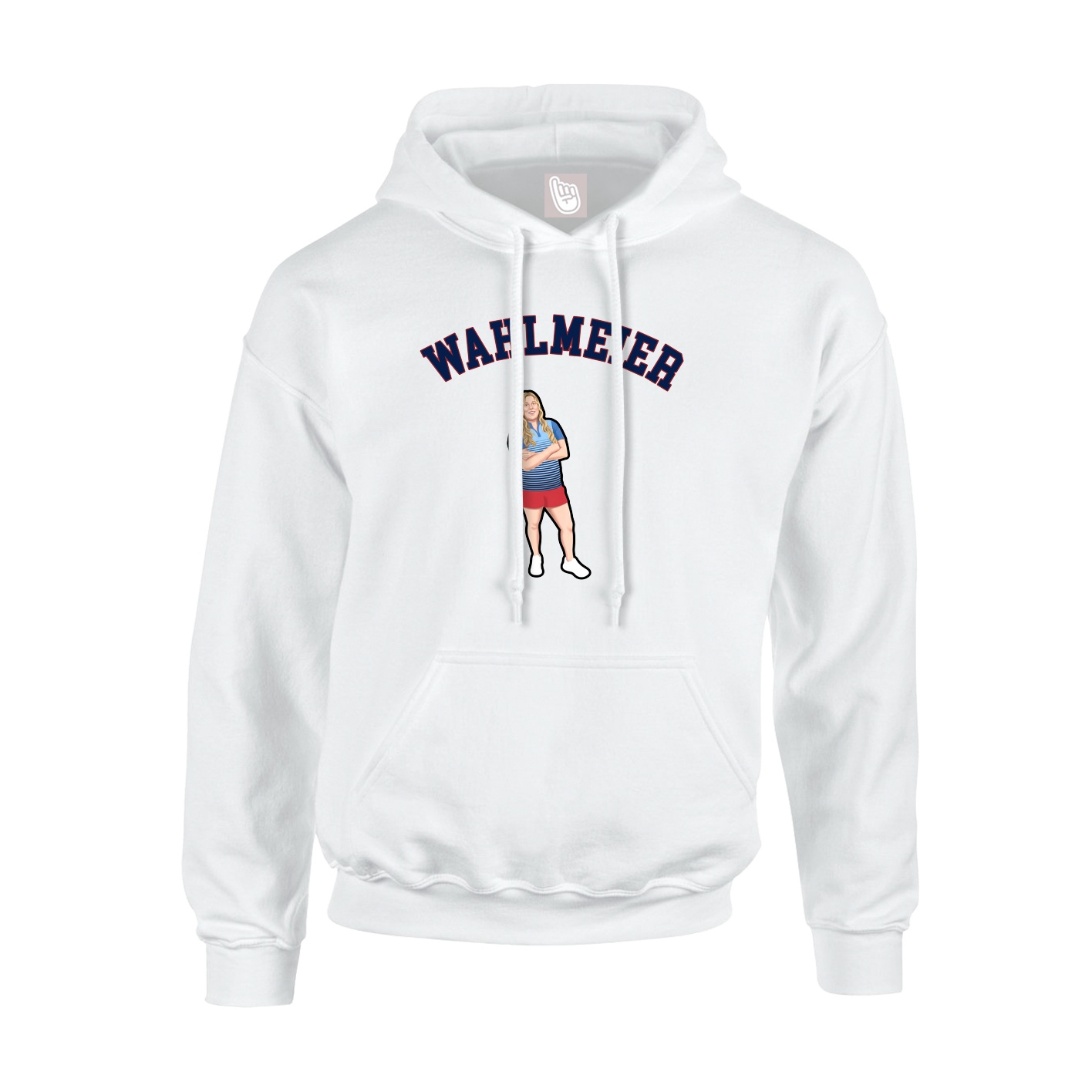 Youth Hoodie — Shirsey Arch in White