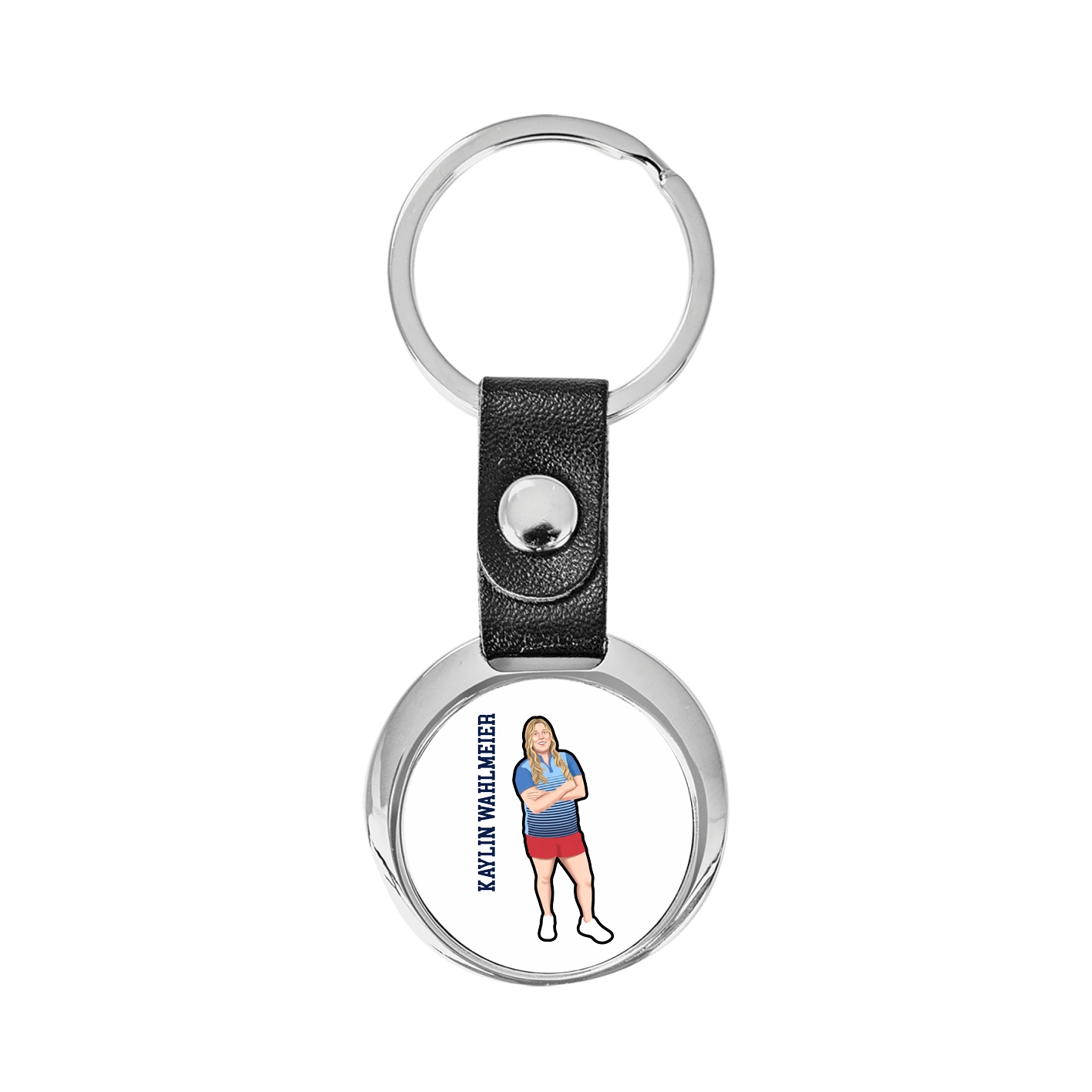Key Chain — Name Vertical in Classic