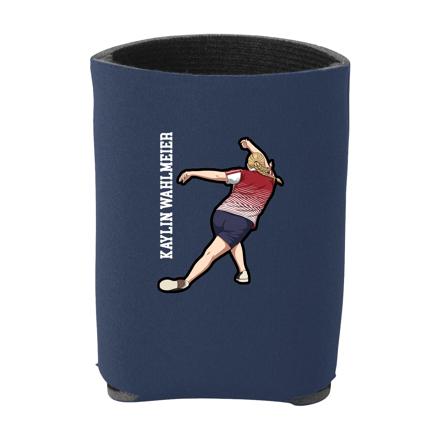 Can Holder — Name Vertical in Navy
