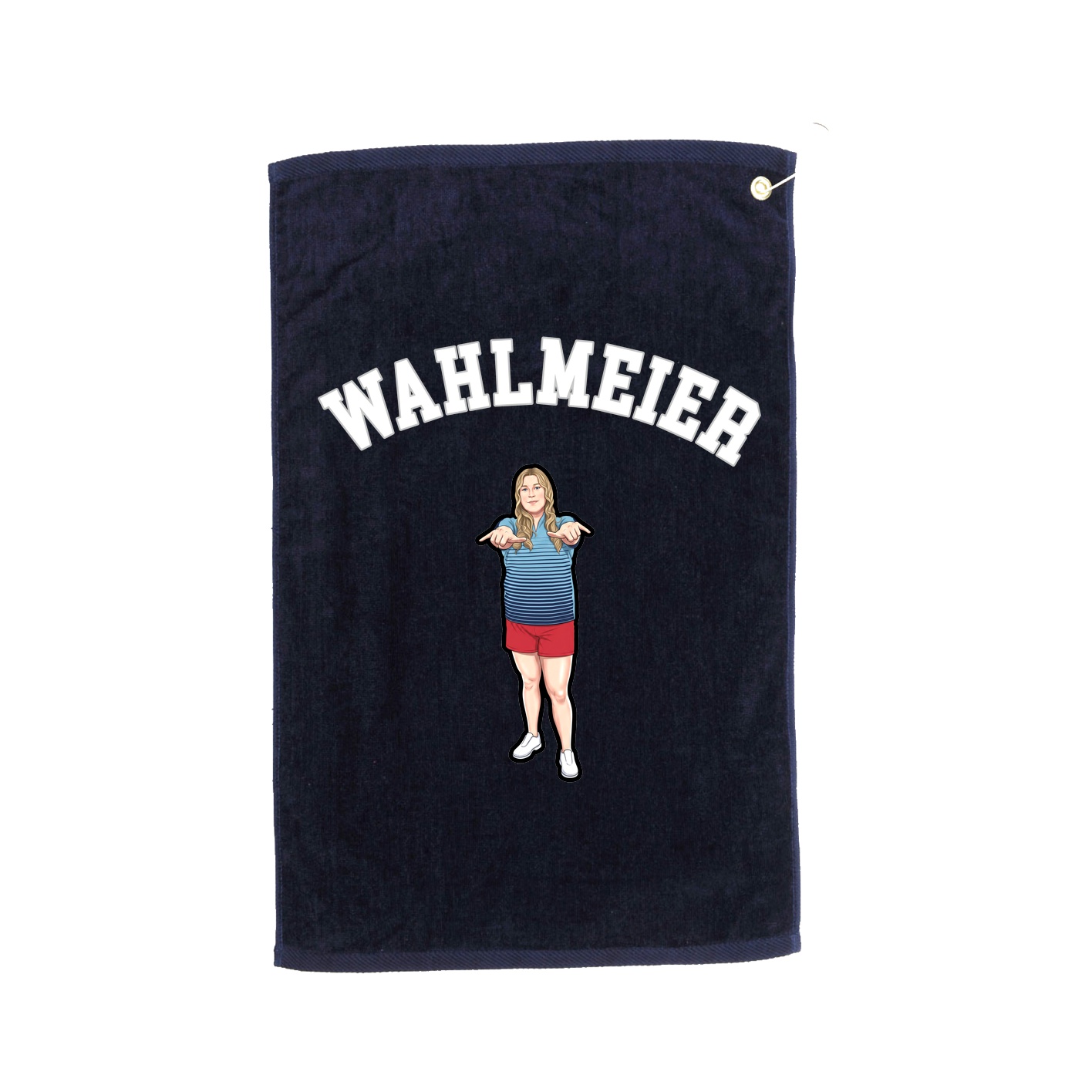 Golf Towel — Shirsey Arch in Navy