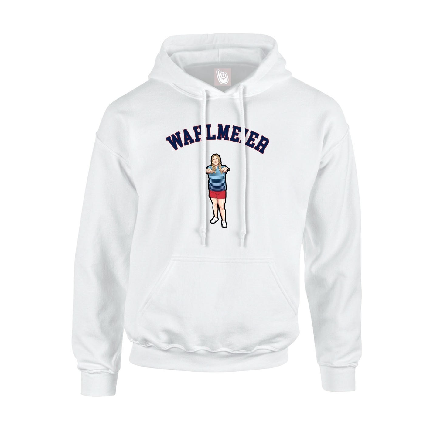Youth Hoodie — Shirsey Arch in White