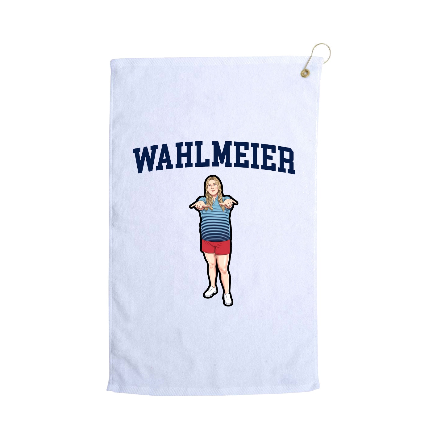 Golf Towel — Shirsey in White
