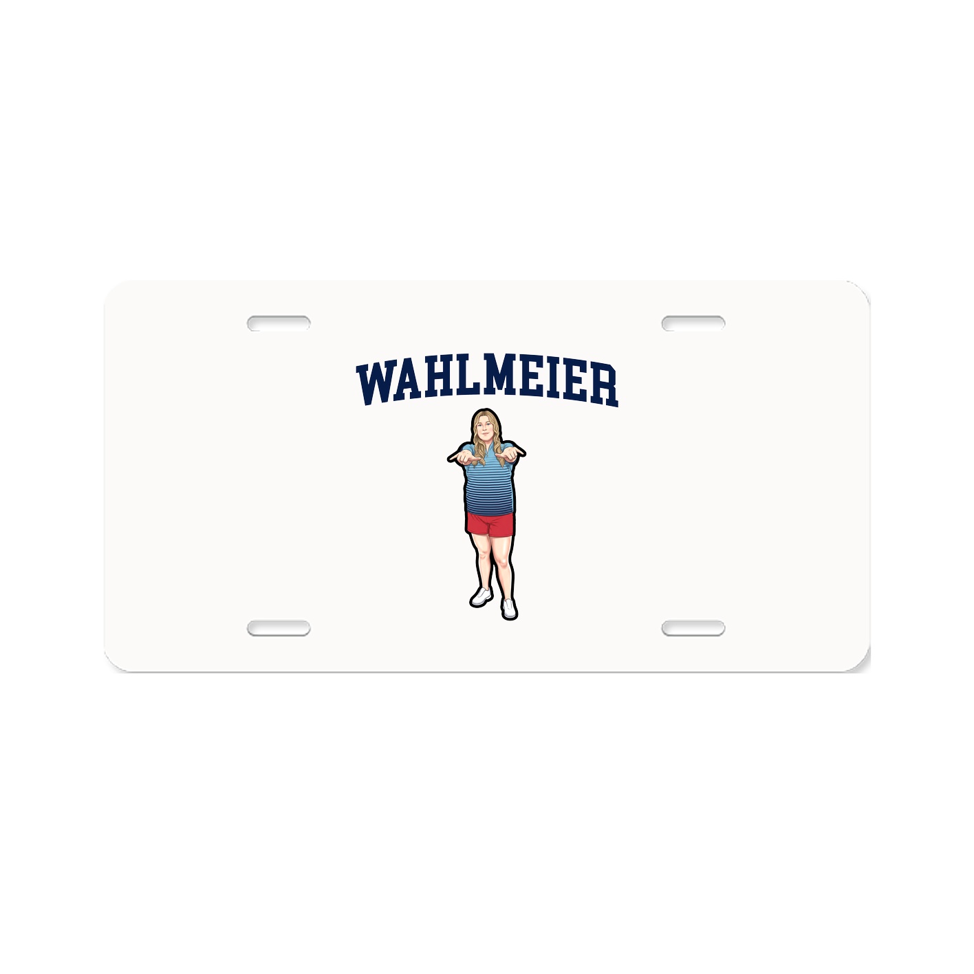 License Plate — Shirsey in Classic