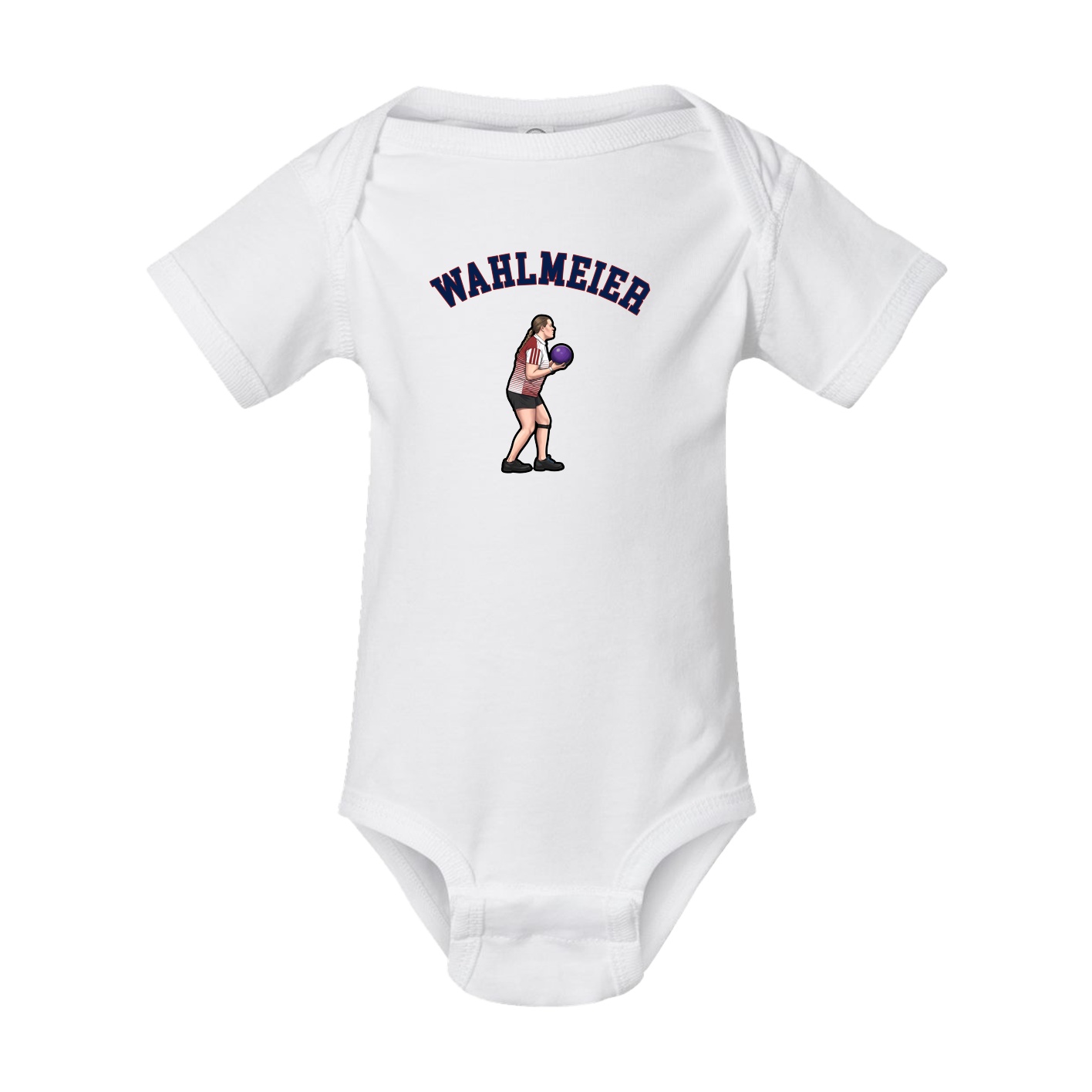 Baby Onesie — Shirsey Arch in White