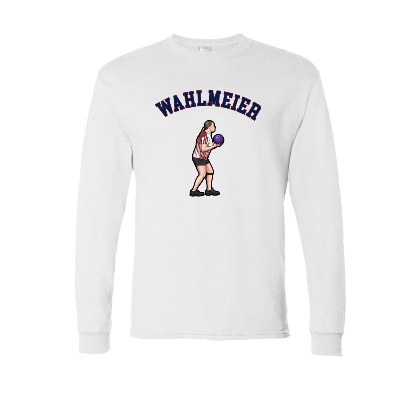 Long Sleeve Tee — Shirsey Arch in White