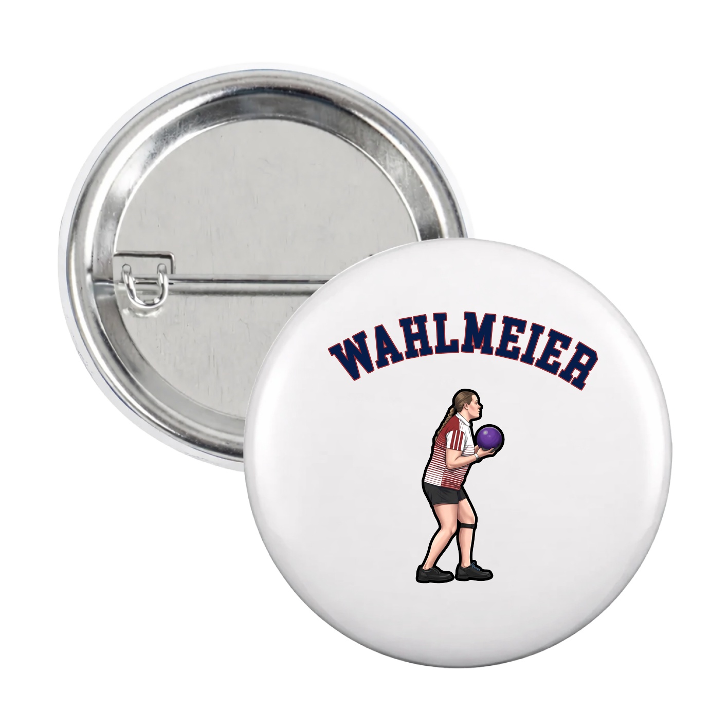 Game Day Button — Shirsey Arch in White