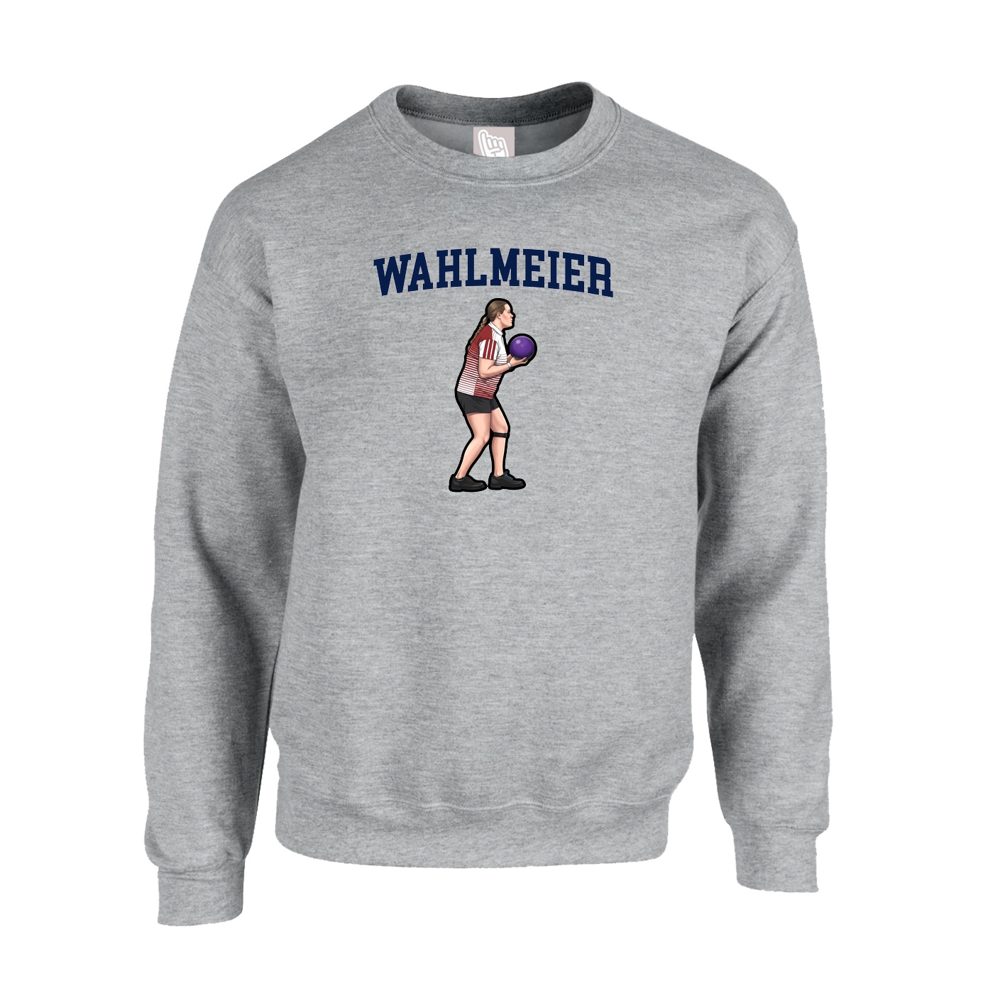 Fleece Crew — Shirsey in Grey