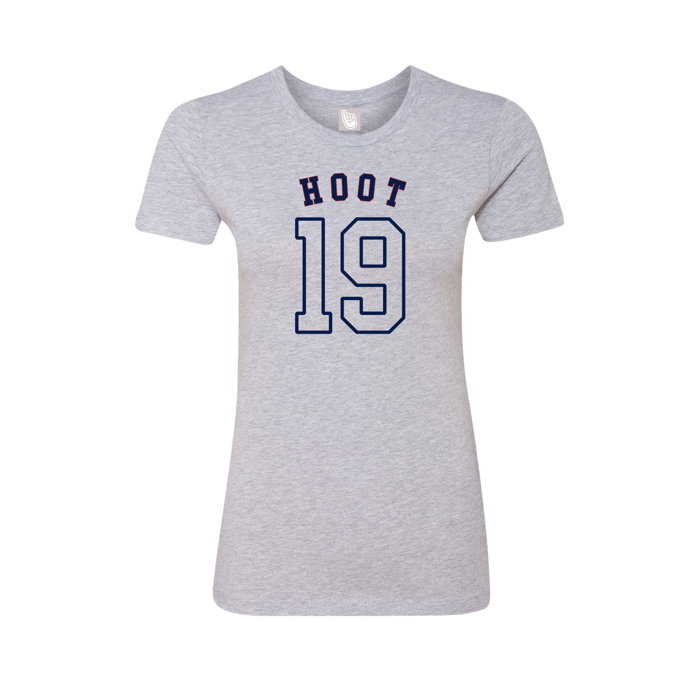 Fitted Women's Tee — Shirsey Arch in Grey
