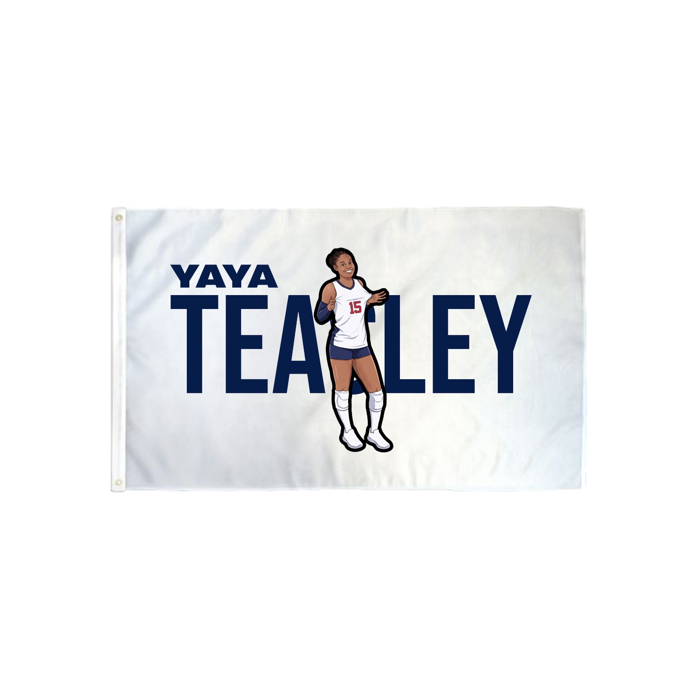 3x5 Flag — Player Name in Classic