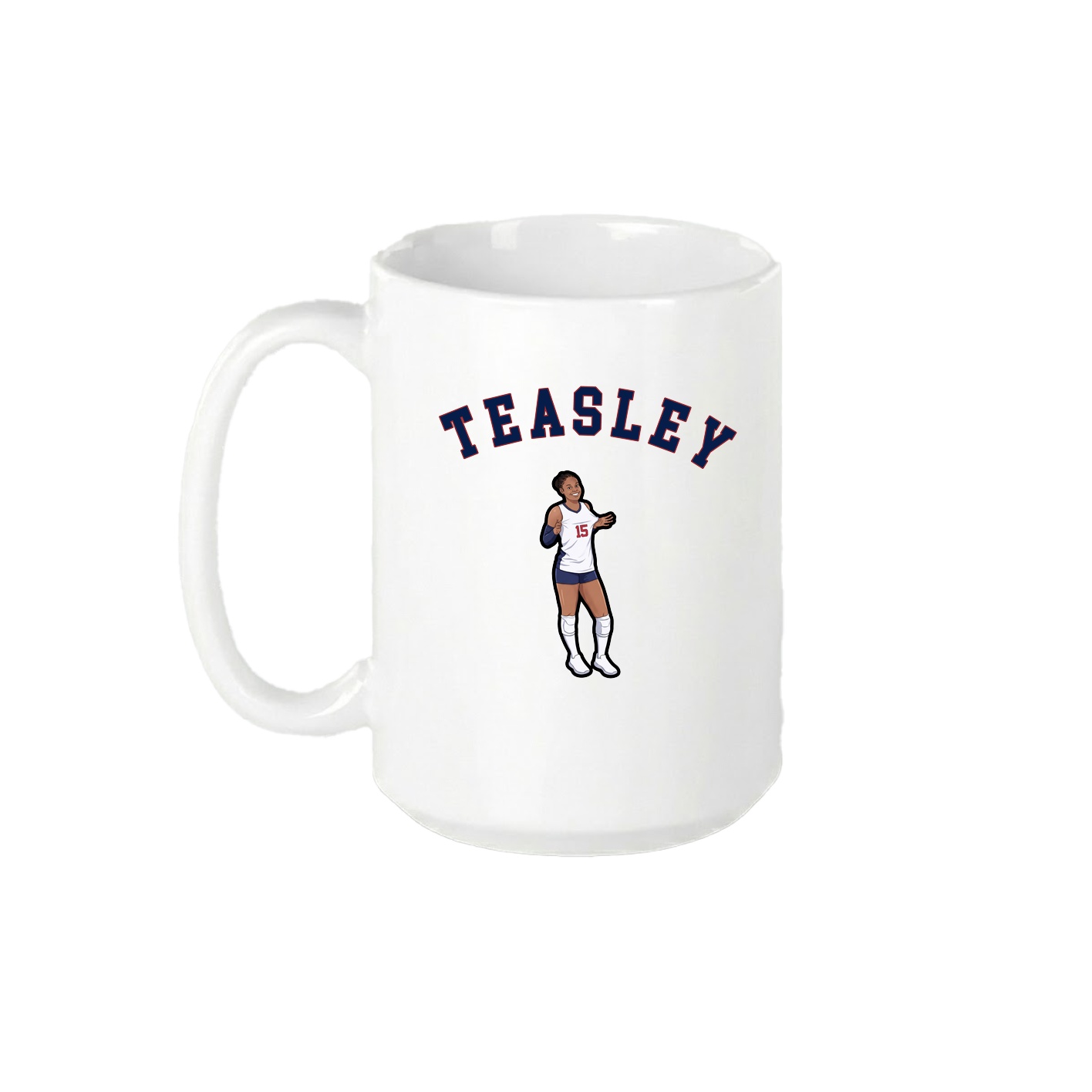 15oz Coffee Mug — Shirsey Arch in White