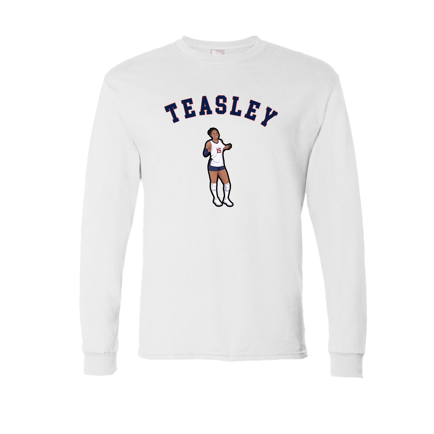 Long Sleeve Tee — Shirsey Arch in White