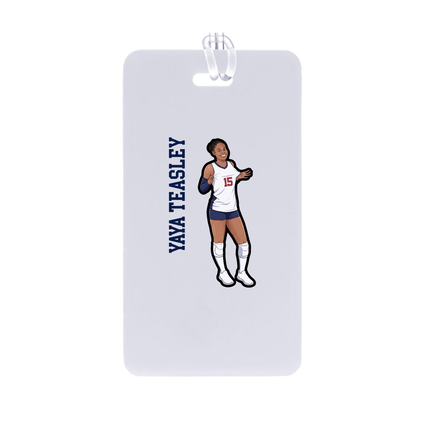 Bag Tag — Name Vertical in Classic