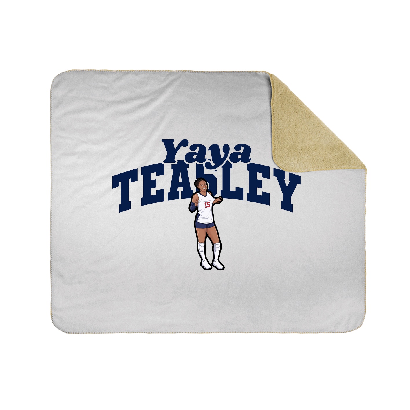 Throw Blanket — Signature Arch in White
