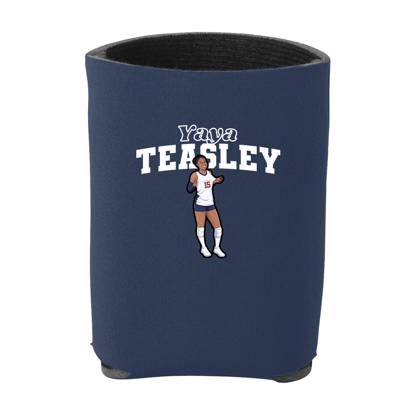 Can Holder — Name Arch in Navy
