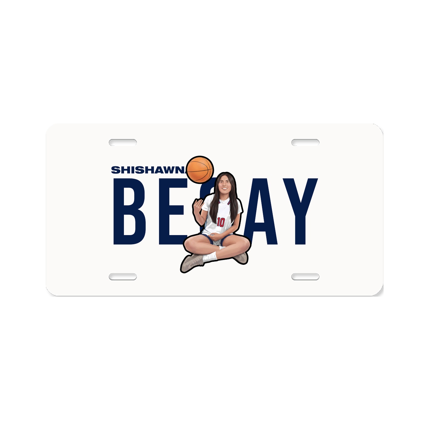 License Plate — Player Name in Classic