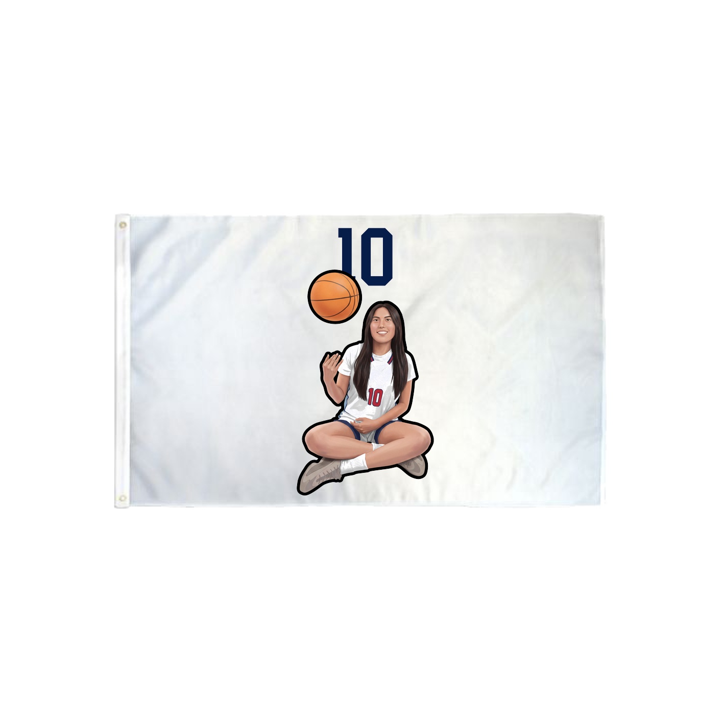 3x5 Flag — Number Top in Classic