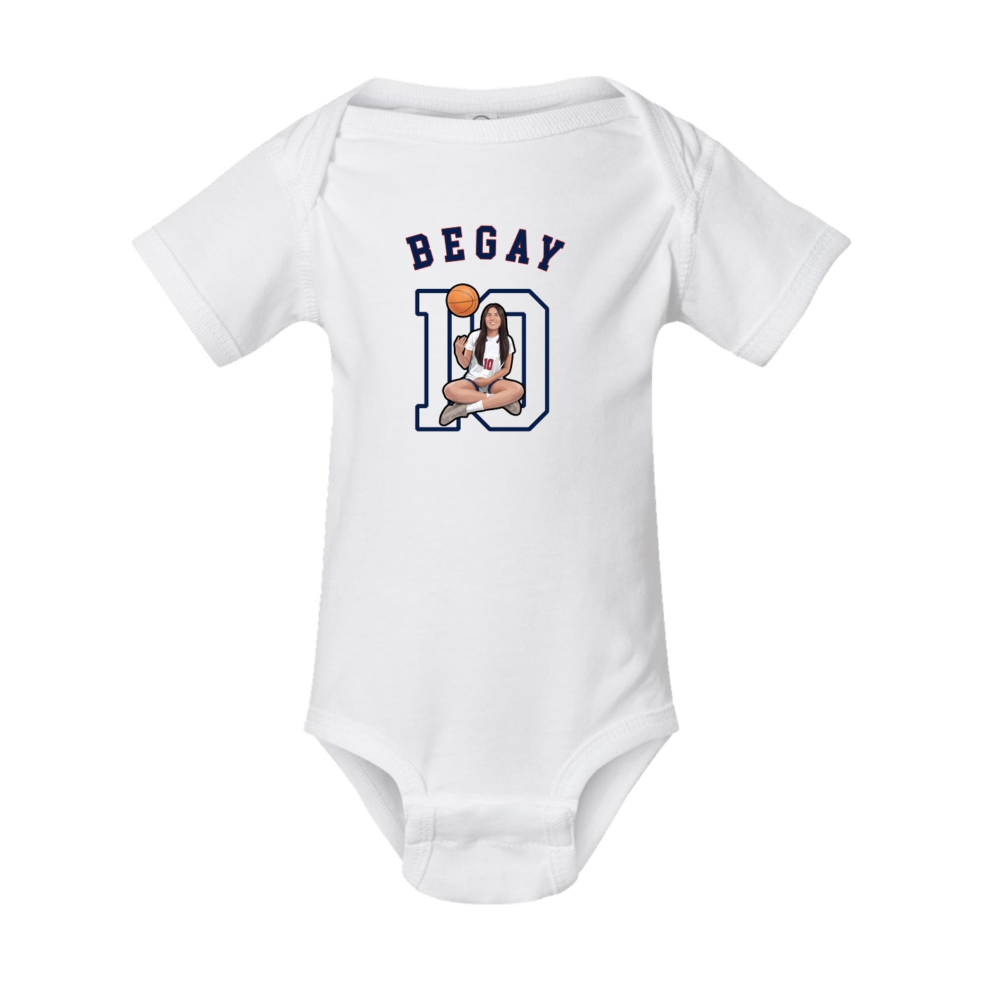 Baby Onesie — Shirsey Arch in White