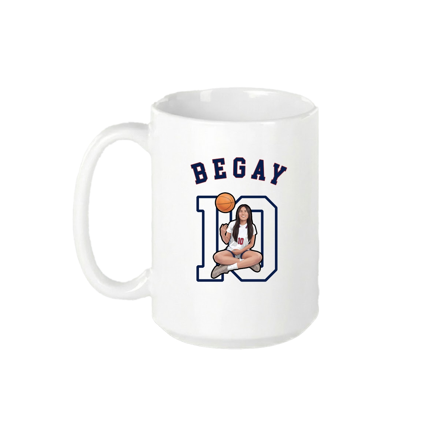 15oz Coffee Mug — Shirsey Arch in White