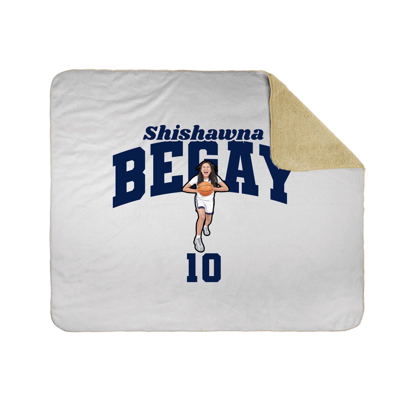 Throw Blanket — Signature Arch in White