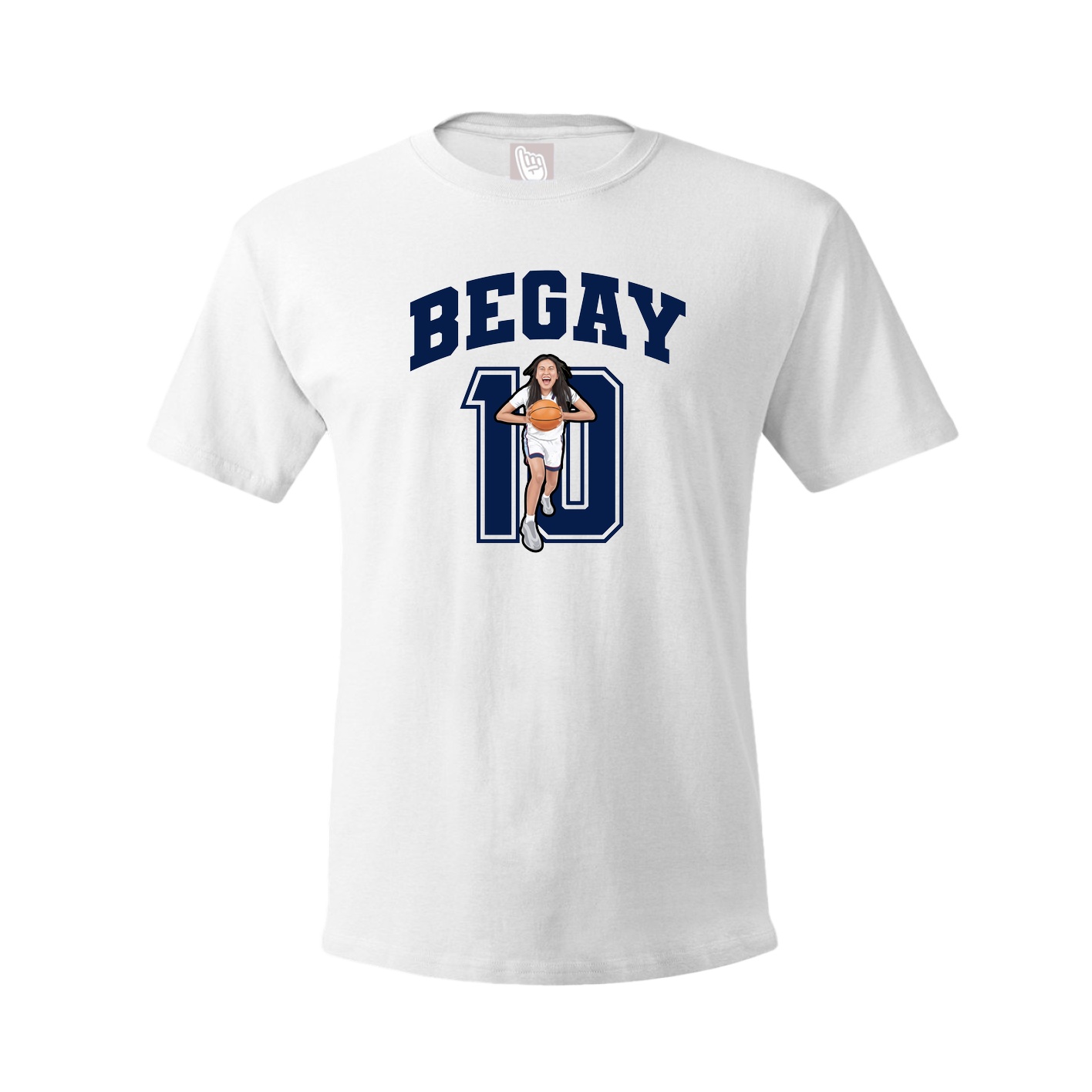 Tee — Number in White