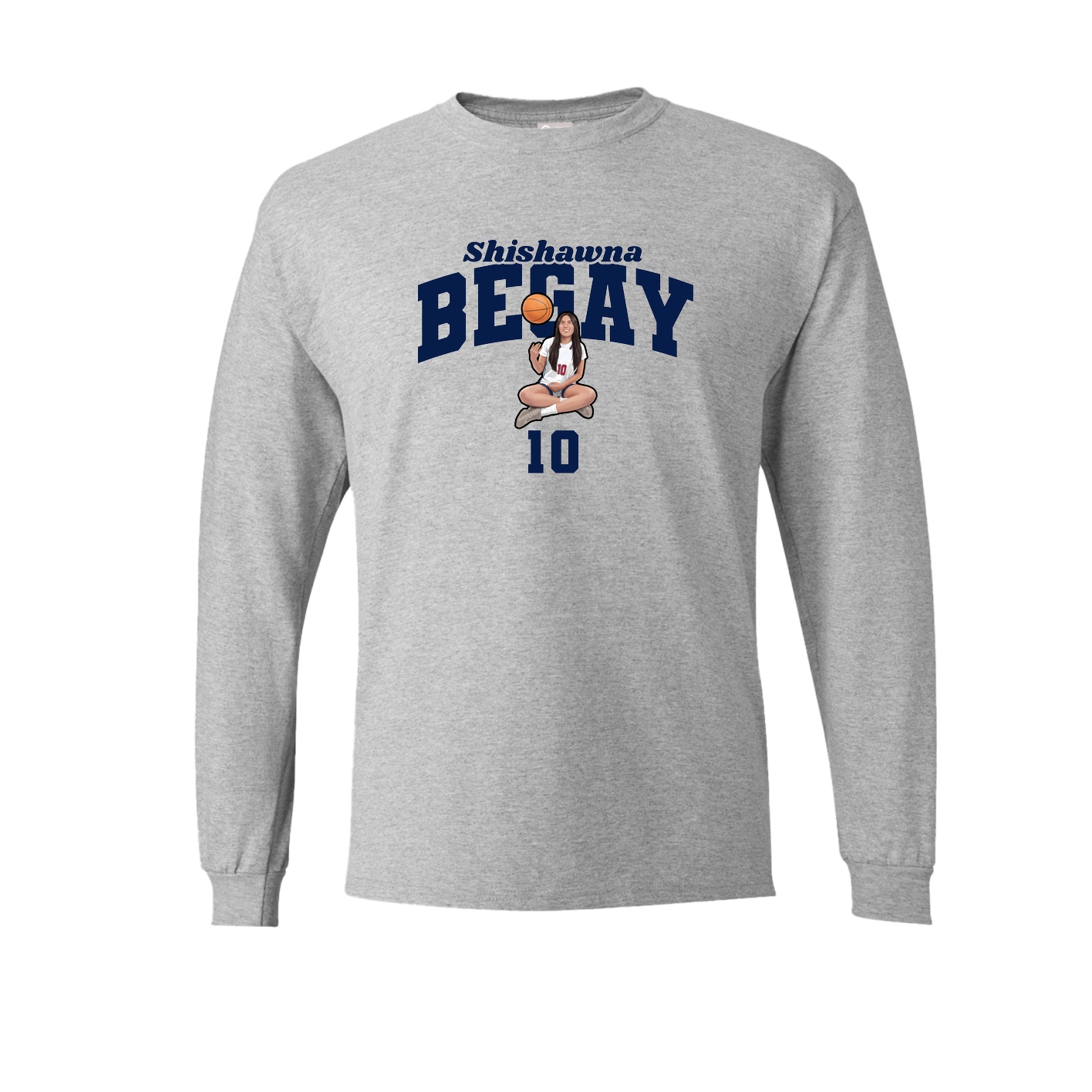 Long Sleeve Tee — Signature Arch in Grey