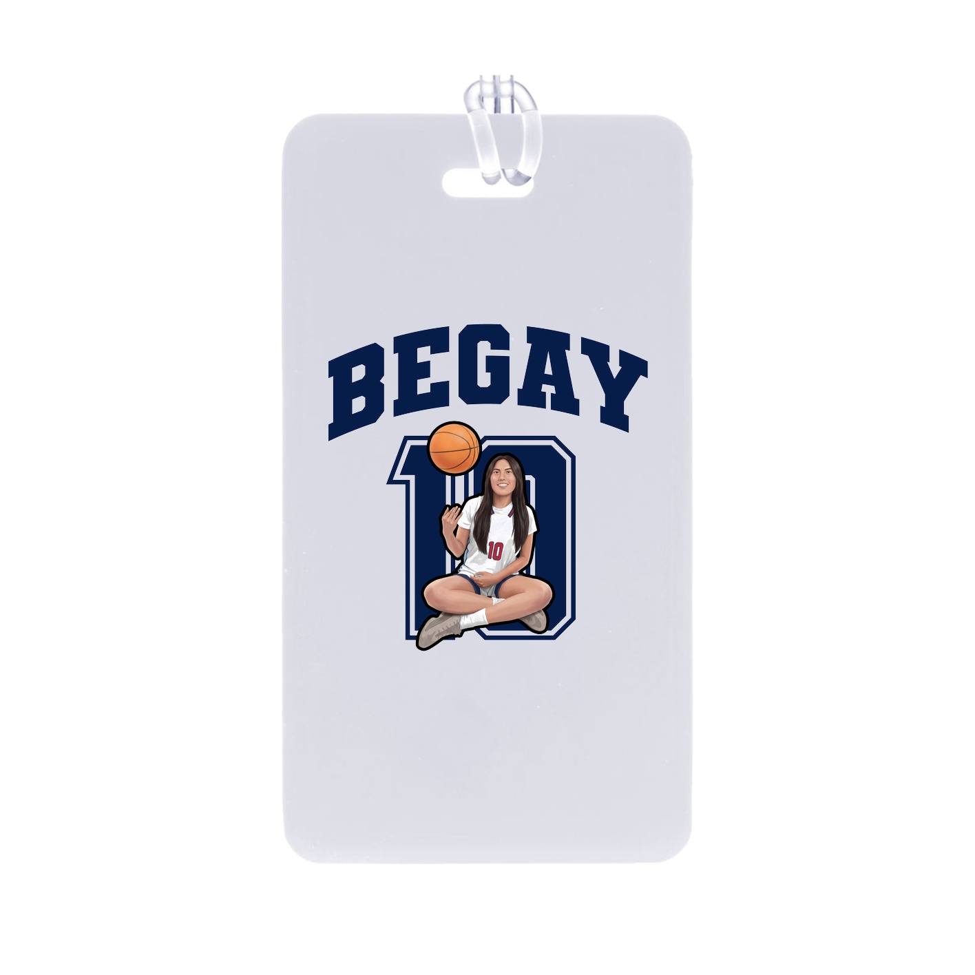 Bag Tag — Number in Classic