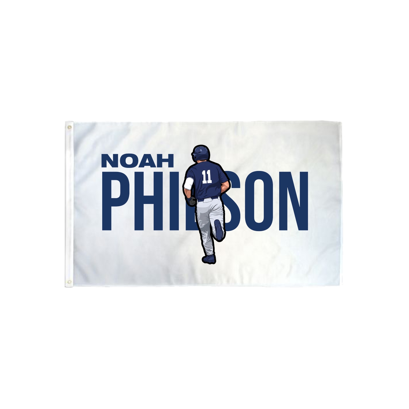 3x5 Flag — Player Name in Classic