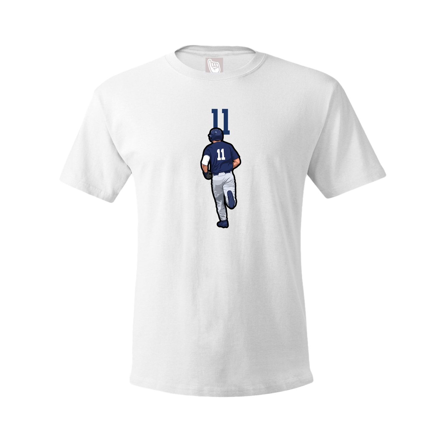 Tee — Number Top in White