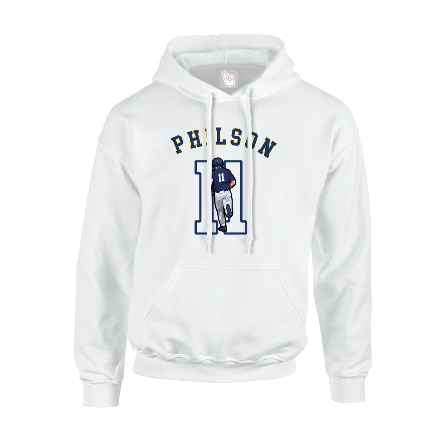 Hoodie — Shirsey Arch in White