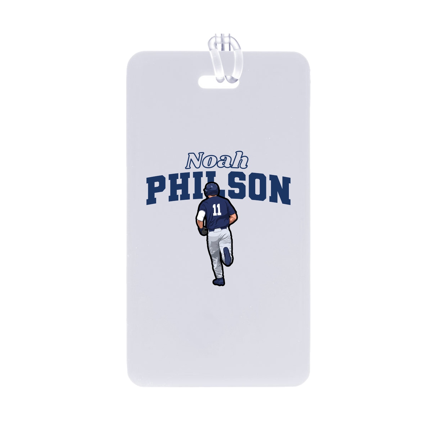 Bag Tag — Name Arch in Classic