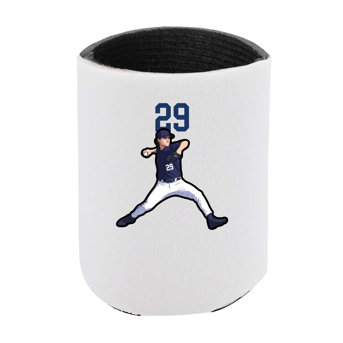 Can Holder — Number Top in White