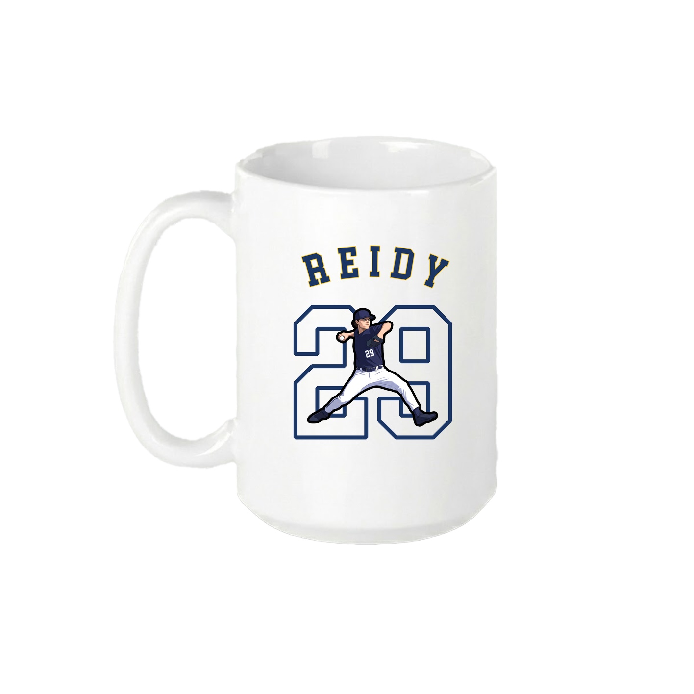 15oz Coffee Mug — Shirsey Arch in White