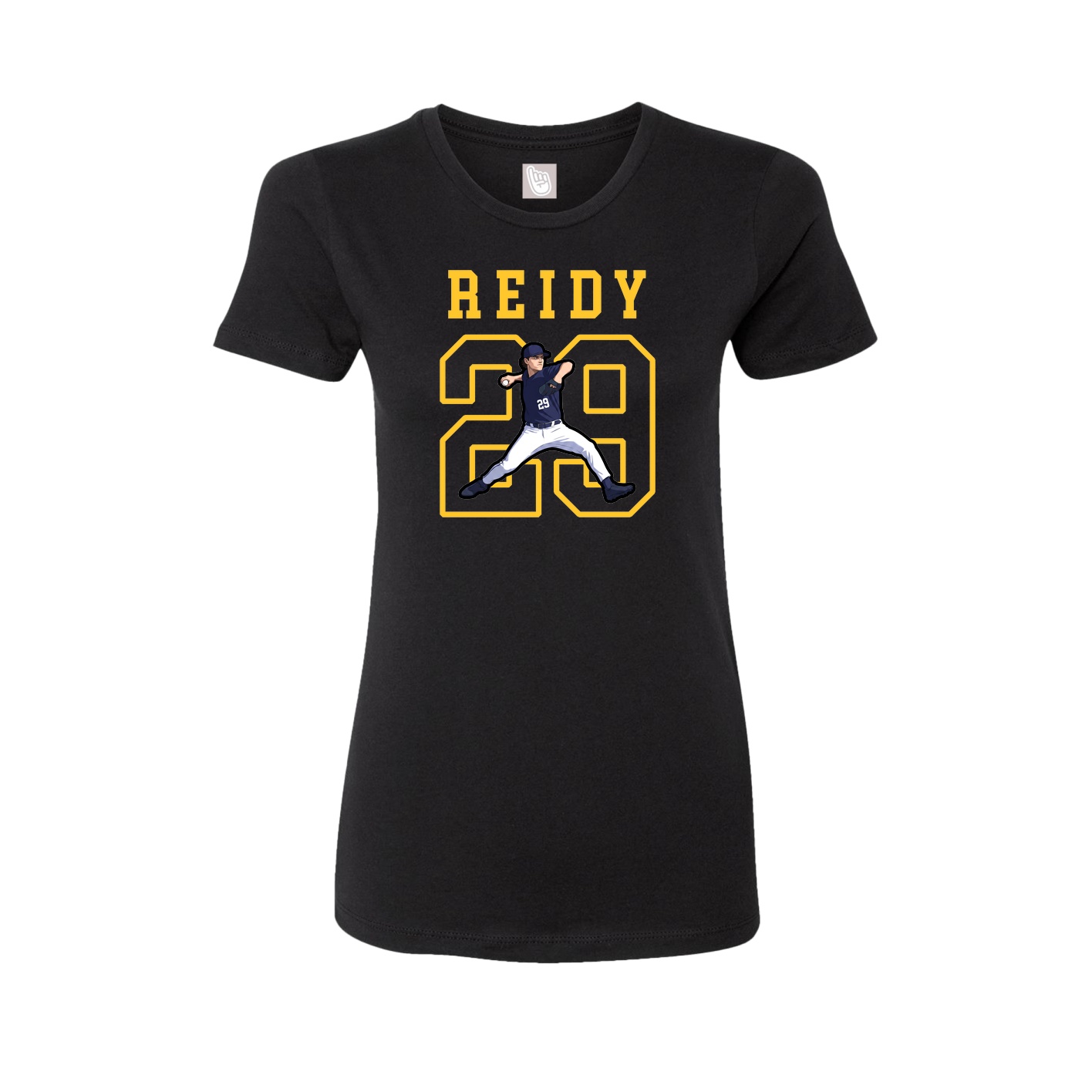 Fitted Women's Tee — Shirsey in Black