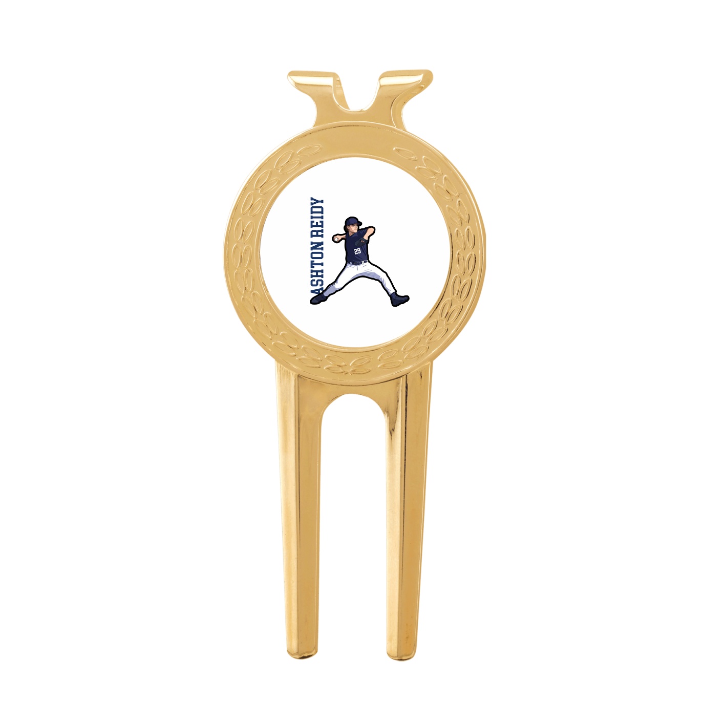 Divot Tool with Ball Marker — Name Vertical in Classic